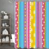 Colorful Striped Shower Curtain, Bathroom Decorative Shower Curtain, Waterproof Shower Curtain with Hooks 180x200cm