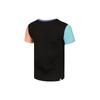 Puma Casual Color Block Round Neck T-shirt Women Tops Black 531441-01