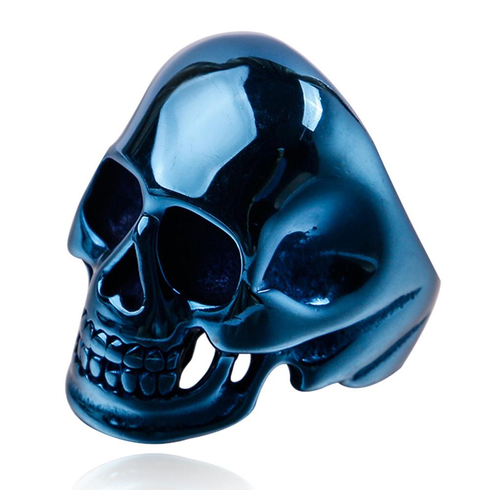 Minimalist Vintage Skull Ring for Men Simple Elegant Stainless Steel Statement Jewelry Gift Punk Accessories1