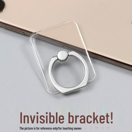 

Прозрачное кольцо-подставка для телефона: Прозрачный акриловый держатель для колец из ПК и металла