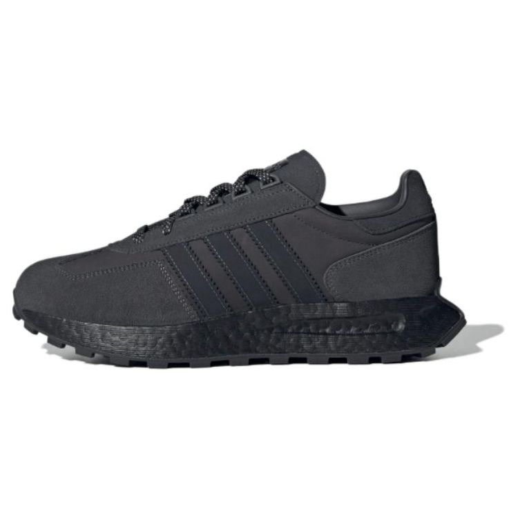 Adidas Originals Retropy E5 Retro Round Toe Lace-Up Thick Sole Comfortable Fabric Synthetic Leather Low-Top Casual Running Shoes Unisex Sneaker IF3927