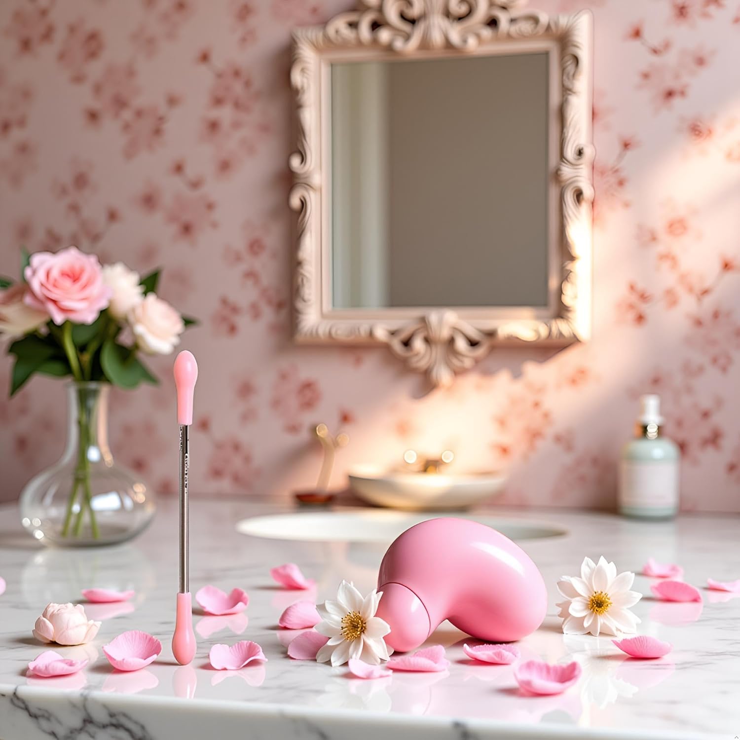 Розовый эпилятор для лица - Пружинный эпилятор для быстрого удаления волос - Эффективная альтернатива нитевой эпиляции - Профессиональные эпиляторы, грумеры и триммеры