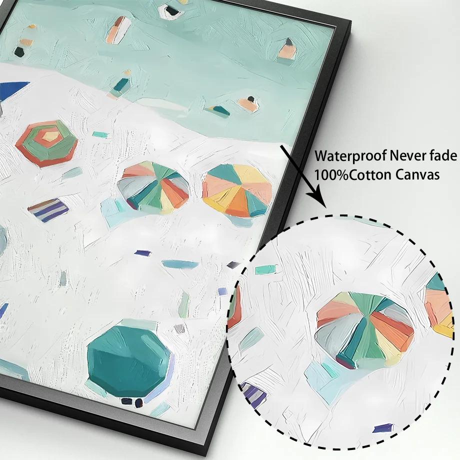 Frau Leopard Poster Strand Tropische Pflanze Blatt Wandkunst Wandbild Leinwand Linien Druck Abstraktes Ölgemälde Bilder Wohnzimmer Dekor