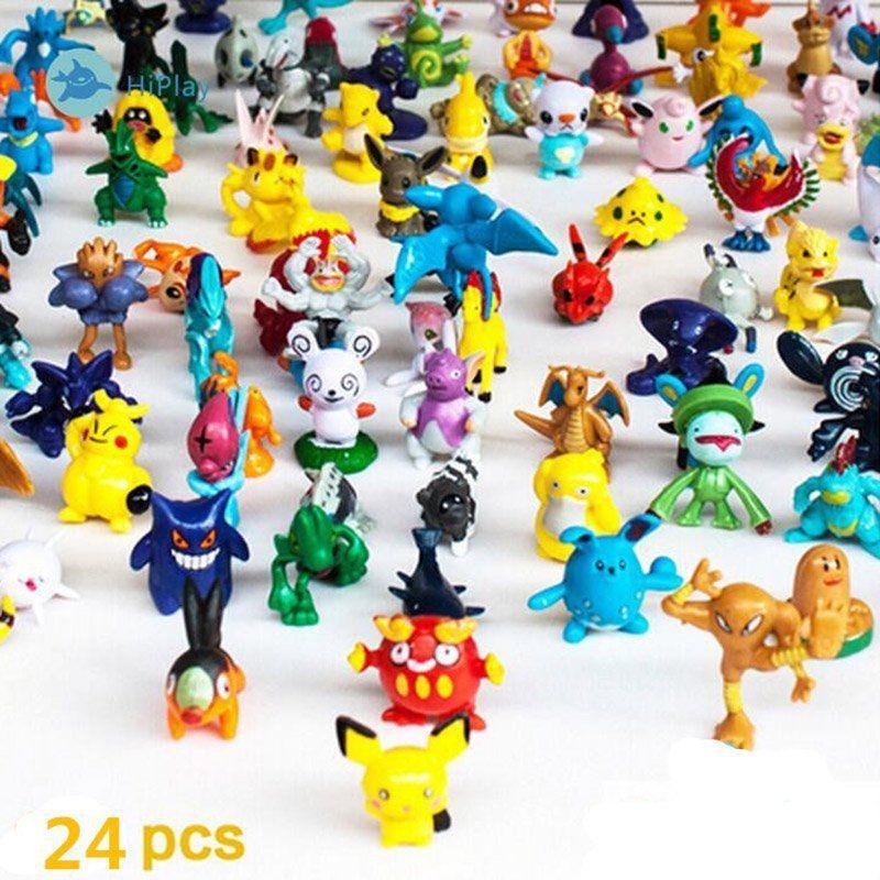 24 Adorable Pokemon Figures For Collectors And Fans 2-3cm Size