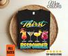 Thirst Responder Shirt, Funny Bartender Gift, Colorful Cocktail Art, Tropical Drinks, Mixologist Humor, Beach Bar, Pool Party, Martini Lover