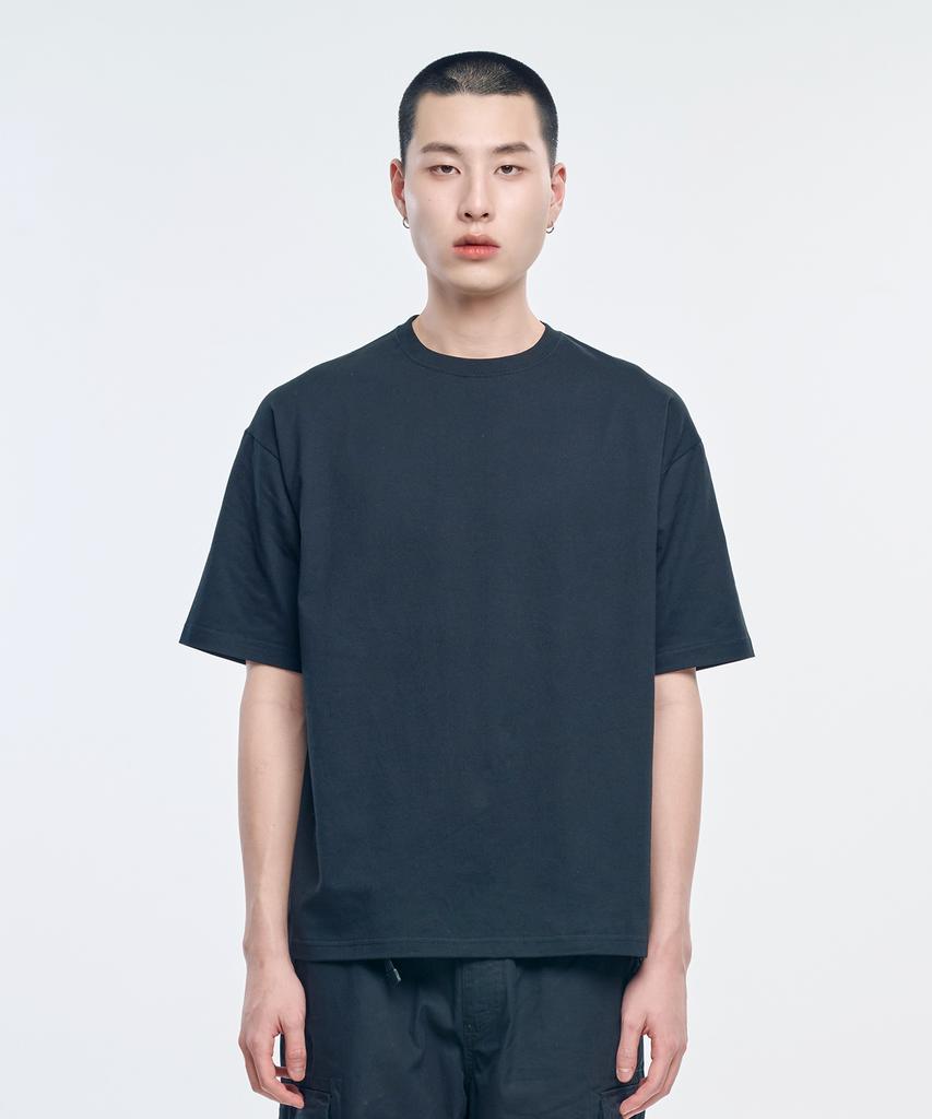 Yunaitideuaeseul [3Pack] Basic Plain Oversized Short Sleeve T-Shirt (Type B)