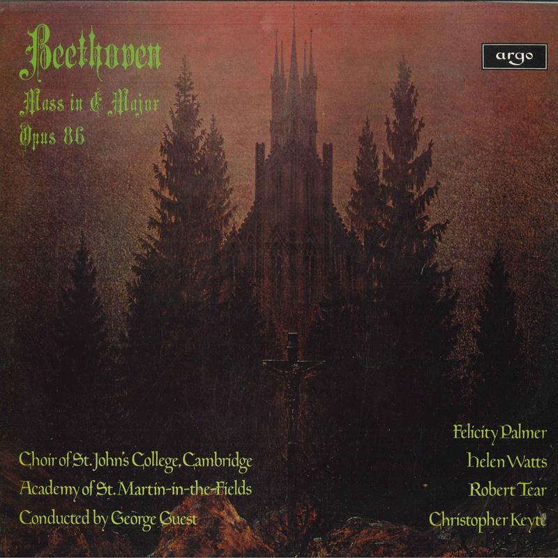 

LP Record GEORGE GUEST, CHOIR OF ST JOHNS COL - Beethoven Mass In C Major, Op86 ZRG739 ARGO 1974 UK Classical Used
