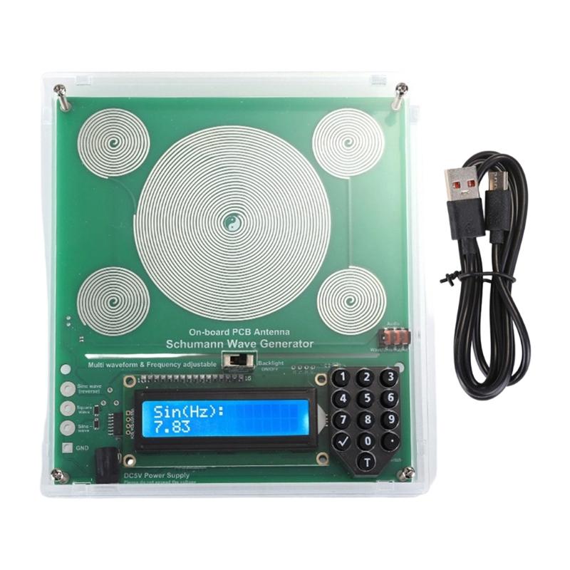 High Stability Schumann Generator with Adjustable Frequency 0.01Hz to 100000Hz Compact Design for Home Office Use