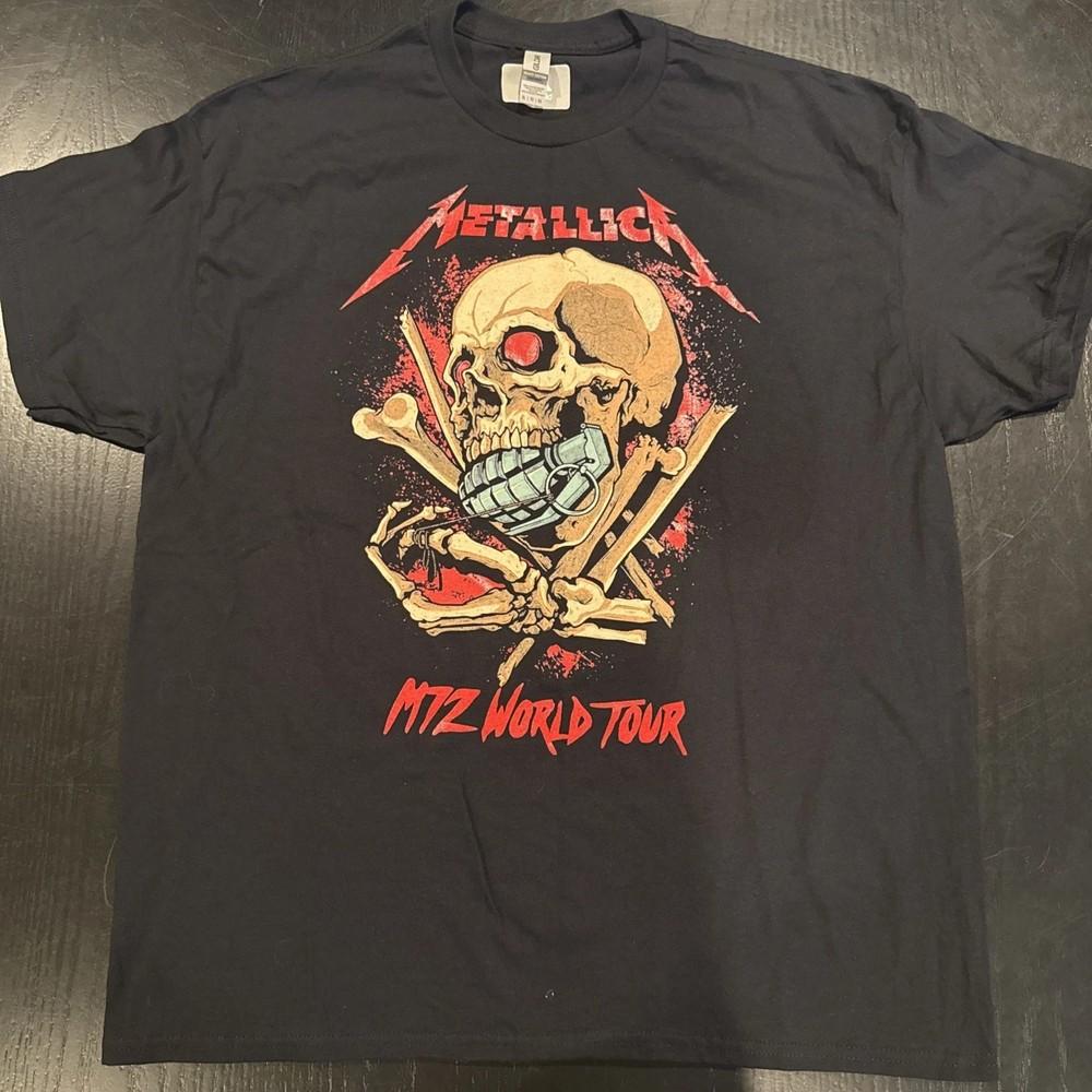 Metallica M72 World Tour 2025 Rock Band Graphic T Shirt Black New Unisex T-Shirt M
