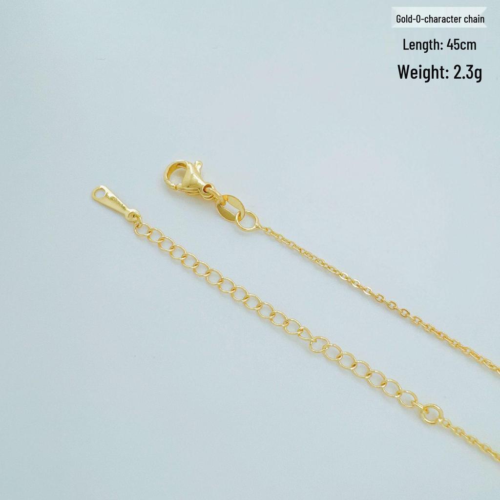 18k Gold Plated Ocean Series DIY Pendant Necklace Accessories for Women