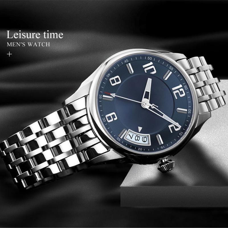 Fashion Business Calendar Water Resistant Watch Sapphire Crystal Stainless Steel Luxury Sports Women CITIZEN Movt Wristwatch