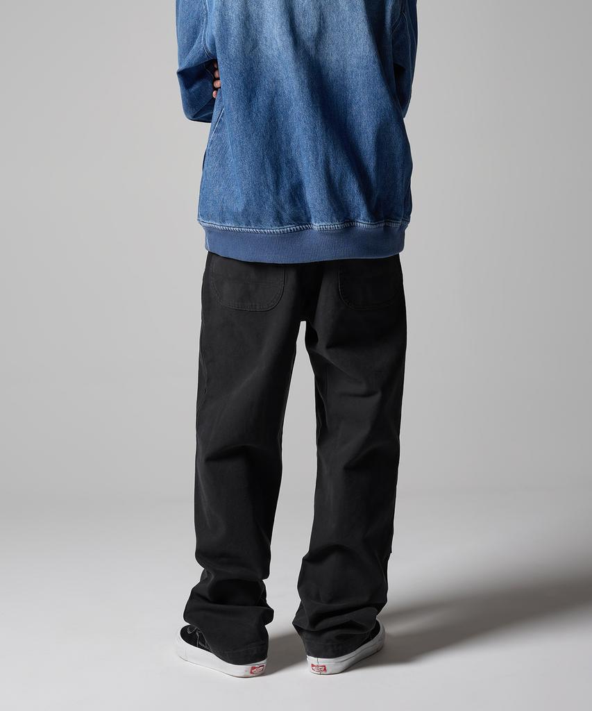 DICKIES Stonewashed Duck Canvas Double Knee Pants Black