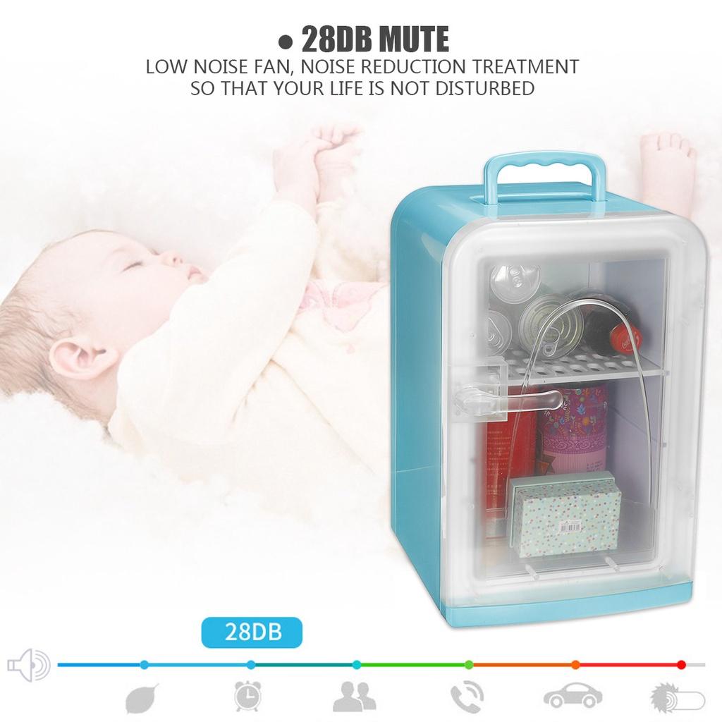 20L Mini Portable Home Car Refrigerator Low Noise Car Refrigerators Freezer Cooling Heating Box Fridge