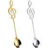Music Note Themed Coffee Spoons Set - Unique Gift for Music Lovers - Perfect for Women Men Birthday Gifts for Friends Family