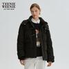 Teenie Weenie Women's College Style Hooded Toggle Down Jacket