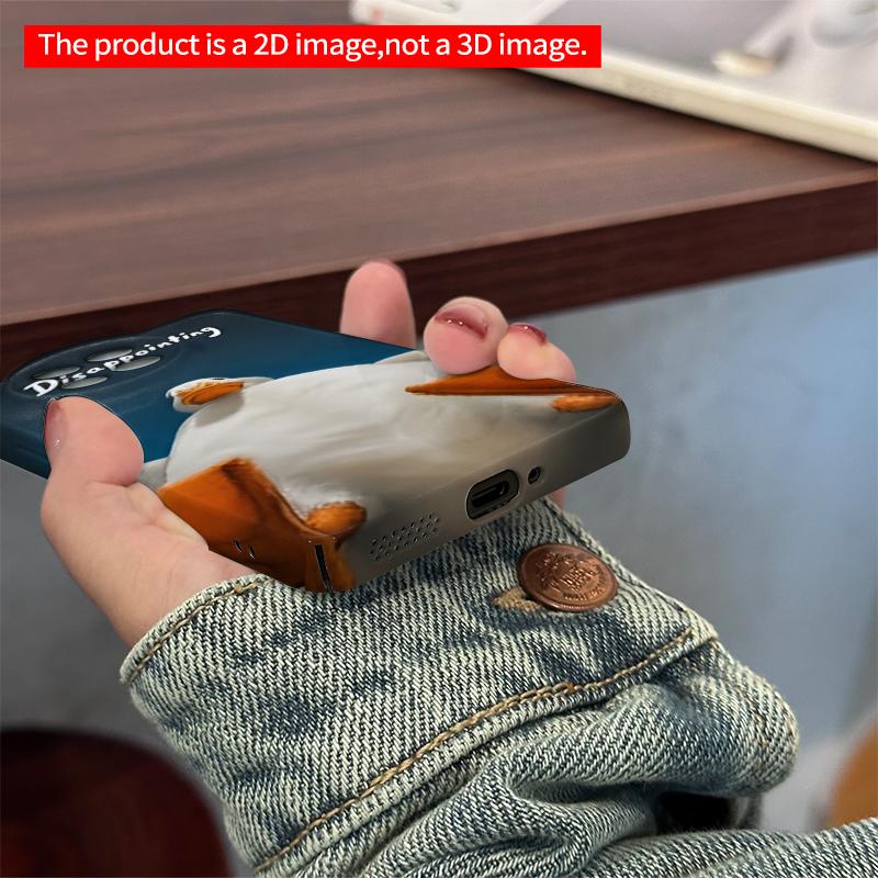 2DFlat Xiaomi Redmi phone caseDisappointing Duck Phone Casesuitable for Redmi Note 11 12 13 14 A3 K80 15 17 Ultra