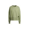 (WMNS) W Fi 3s Crew Stripe Sports Round Neck Pullover Long Sleeves Hoodie Green Women's HC1639