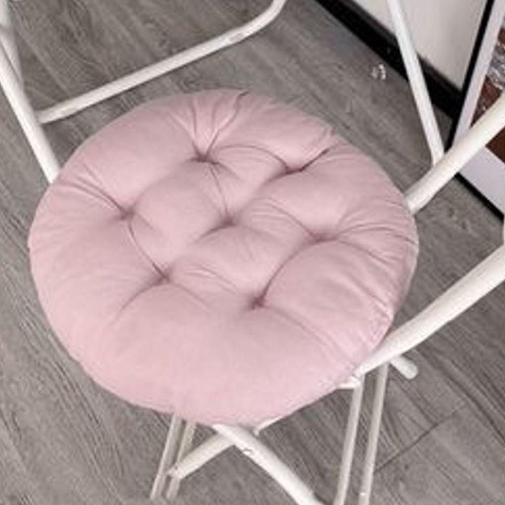 Nap Pillow Chair Cushion Solid Color Round Cushion Durable Tatami Mat  Winter