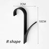 New Hook Bathroom Towel Hanger Rack Radiator Rail Bracket Coat Hook Clothes Scarf Rack Removable Space Aluminum Hook