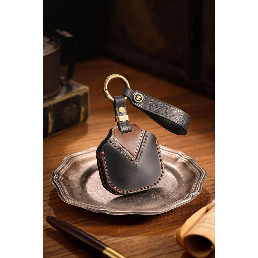 Soft Leather Durable Car Key Fob Case Compatible With Chery Jetour Traveller T1 Freedom