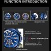 Mens Watches for Men Sports Waterproof Stainless Steel Quartz Wristwatch Man Business Watch Luminous Clock