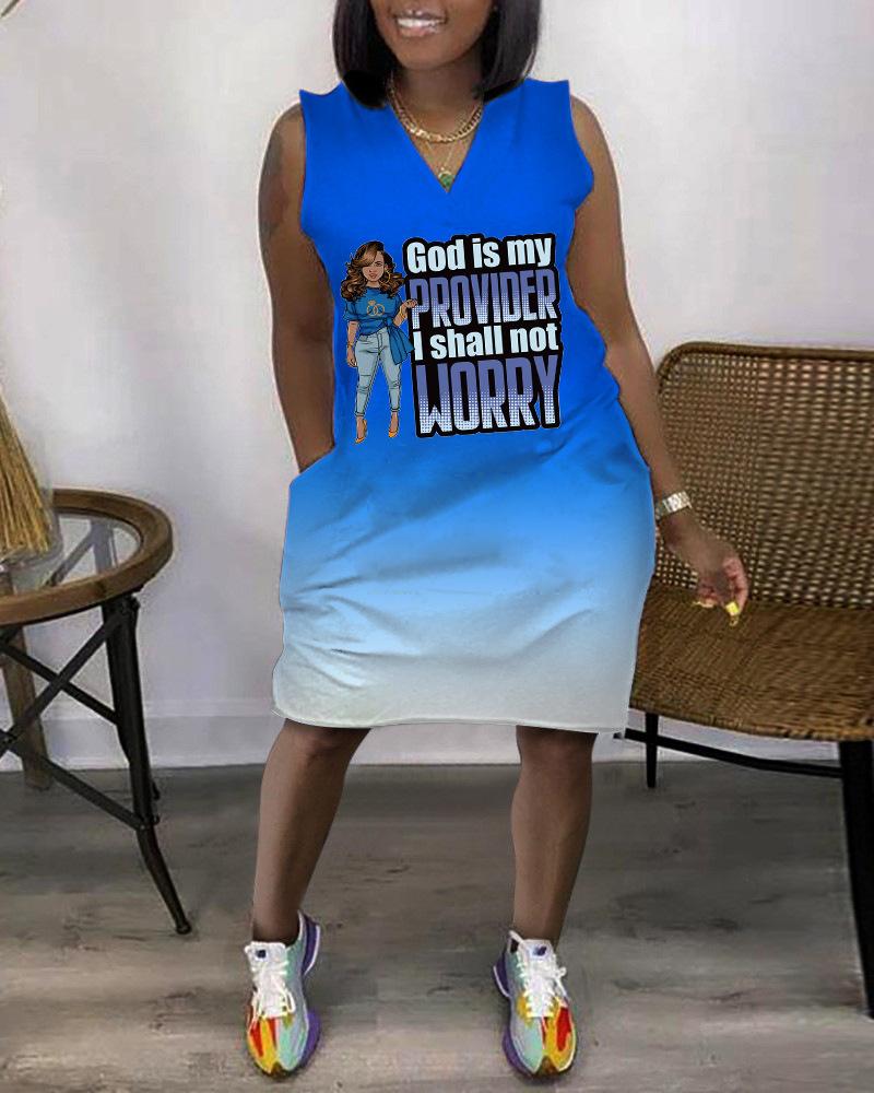 Foreign Trade Cross-border 2026 New Cross-border 3D Printing Outdoor Fashion Casual Loose Large Size Women's V-Neck Sleeveless
