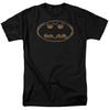 Comics BatUnisex Black Gold Logo Black TShirt