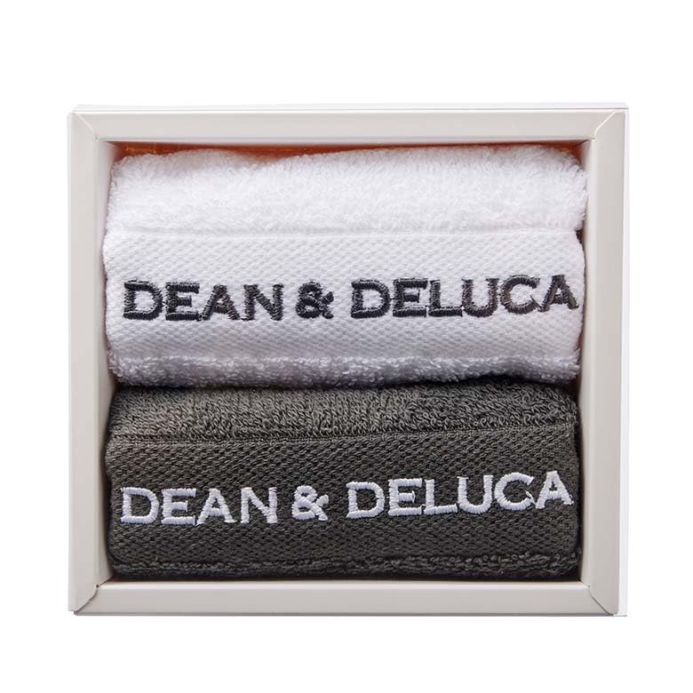 DEAN DELUCA Hand Towel Gift 300 x 300 Perfect for Gifts and & Box, mm, 100% Cotton, Celebrations.