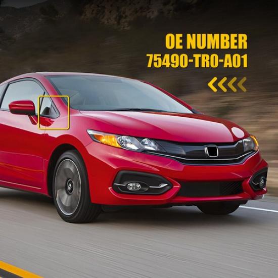 Right Mirror Triangle Corner Pillar Trim For Honda Civic 2012-2015 75495-TR3-A01