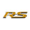 1pcs 3D Metal RS Logo Car Decal Trunk Body Side Sticker Accessories