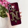 Transparente Hülle für Honor 500 Smart Cover Luxus A-Z Buchstaben Mode Cool Krone Weiche Hülle für Honor 500Smart