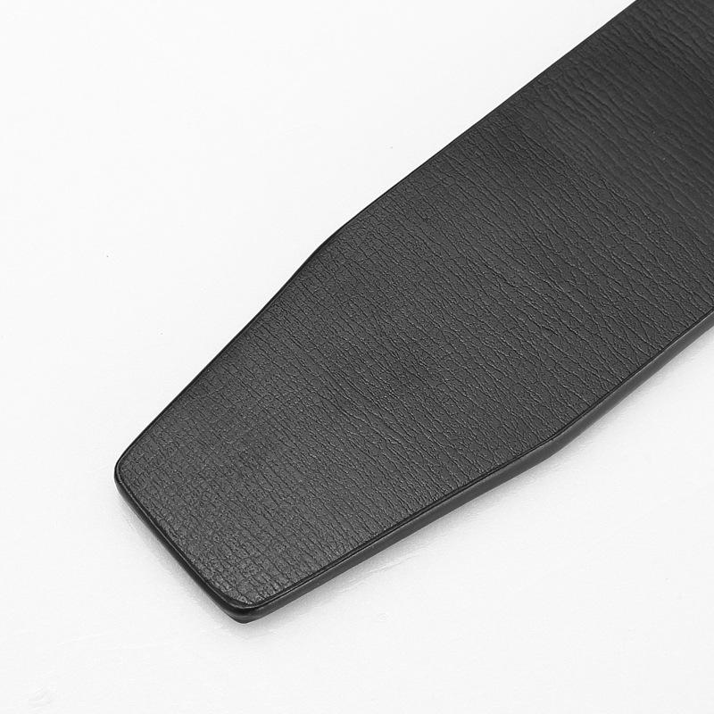 Men'S Belt Body 94-Grain Cowhide Toothless Automatic Belt Strip Genuine Leather Two-Layer Cowhide 3.3Cm Inner Wear Belt Strip