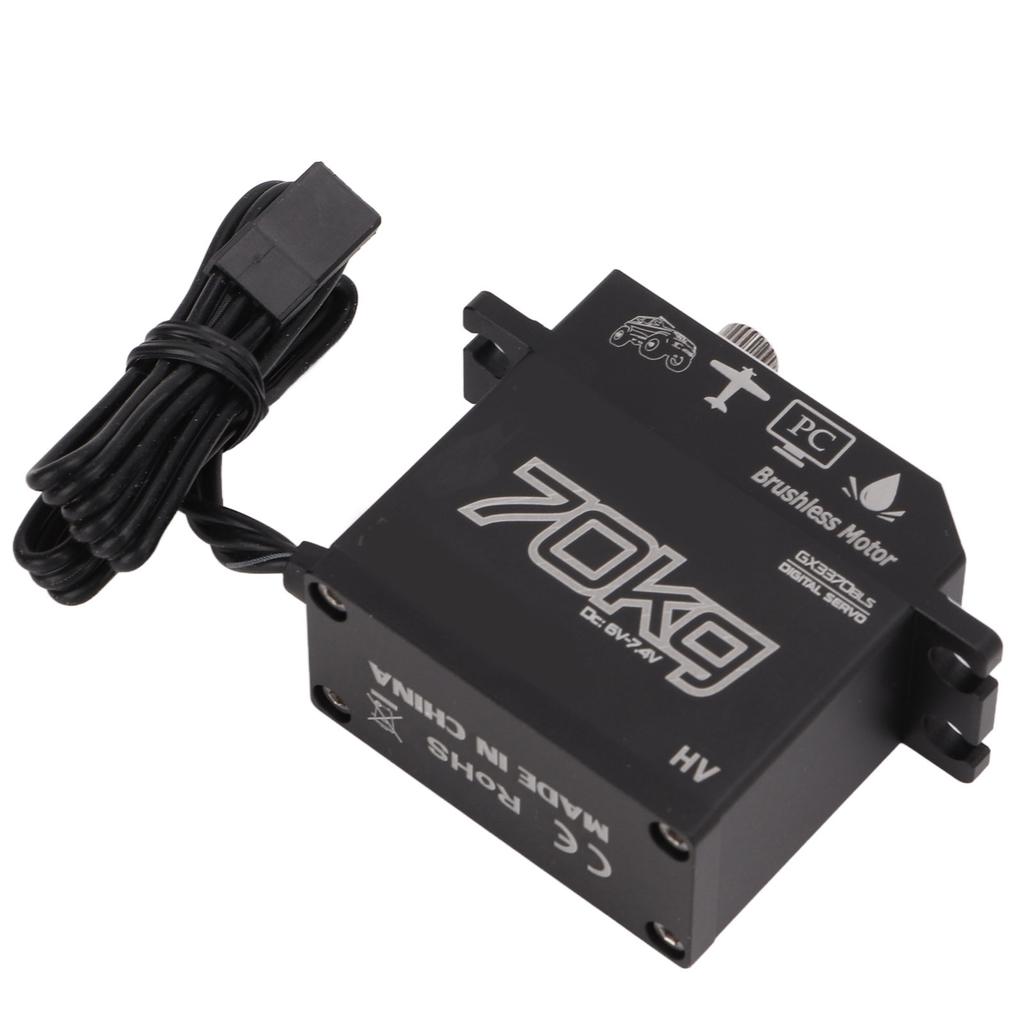 GX3370BLS 70KG Digital Servo for SCX10 1 8 1 10 RC Car IP67 Waterproof Steering Servo