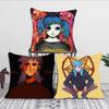 Game Sally Face Pillow Case Square Pillow Bedroom Sofa Leisure Comfort Cushion Car Living Room Home Decoration 40X40