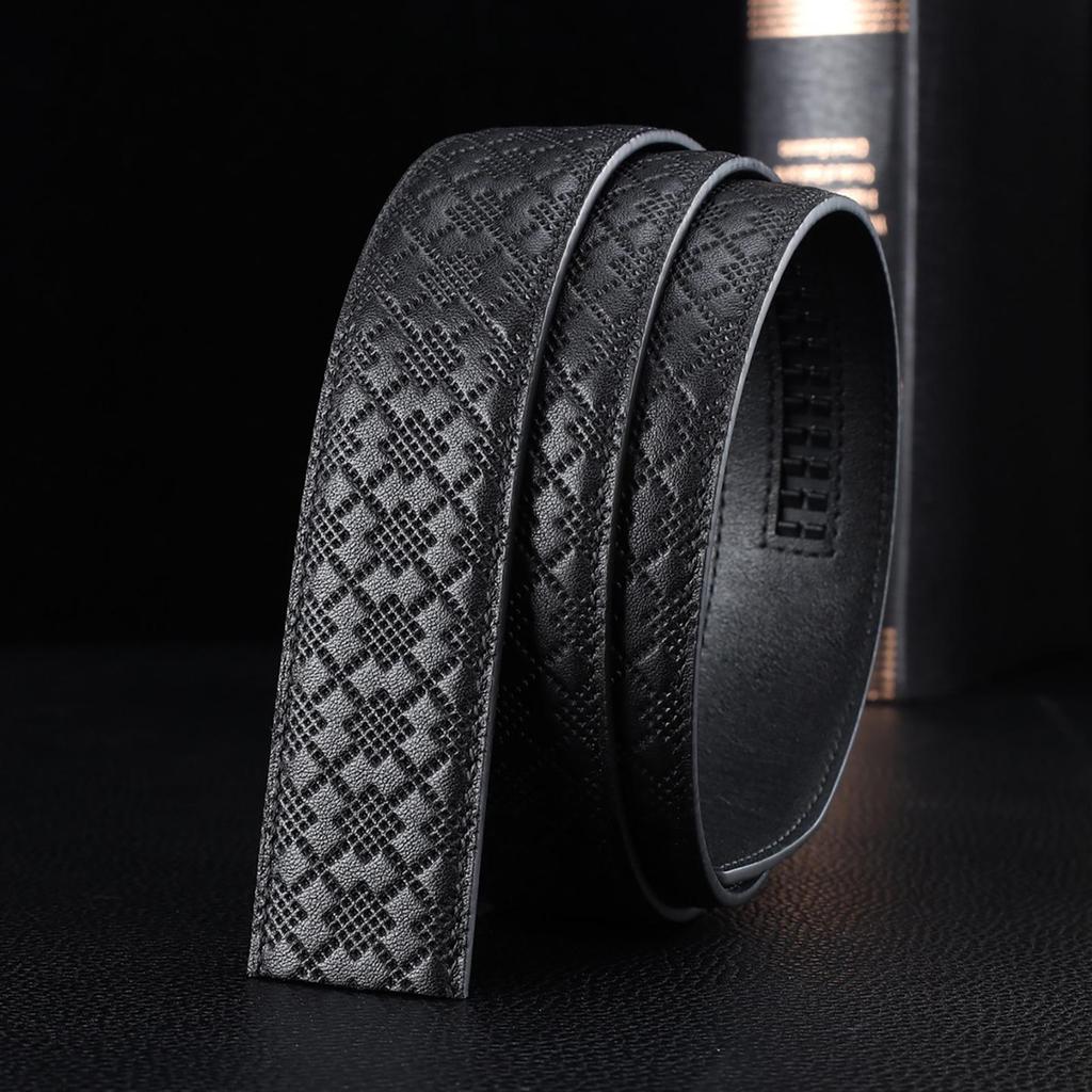 Cintura Automatica da Uomo Premium in Vera Pelle - Pelle di Mucca Pura, Senza Fibbia