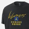 Jordan NBA Warriors Logo Crew Neck Casual T-Shirt, Version 1 Men Tops Black FN1065-010