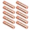 10xMB 15AK MIG MAG M6 Welding Weld Torch Contact Tips Holder Gas Nozzle Gold