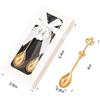 2 Stück/Set Edelstahl Kreativ Stahl Kaffeelöffel Teelöffel Löffel Hochzeitsandenken Brautparty Valentinstag Hochzeit Geburtstagsgeschenke