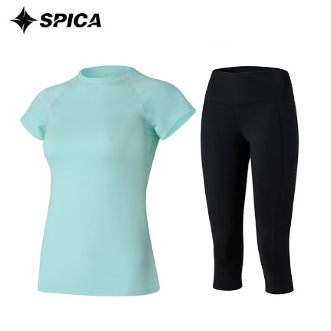 Seupika Yoga Set T-Shirt Sleeveless Leggings Spa523703