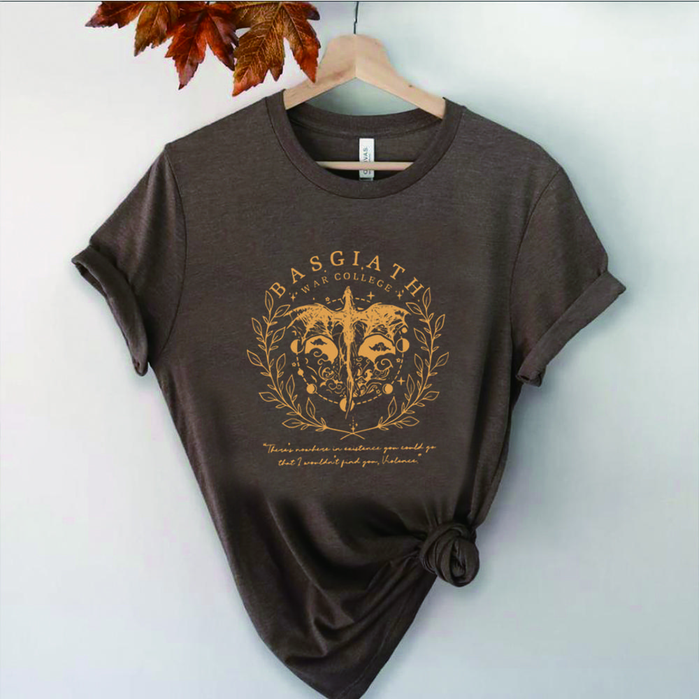 Basgiath War College T-Shirt Ästhetisches Fourth Wing Shirt Retro Fly or Die Shirts Fourth Wing Riders Quadrant Tee Bücherhaftes Geschenk
