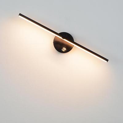 Nordic Simple LED Indoor Wall Lamp with Switch, 300° Rotation, 41CM Bedside and Mirror Light