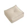 PU Leather Floor Cushion Square/Round Pouf Practical Tatami Sitting Mat  Bay Window