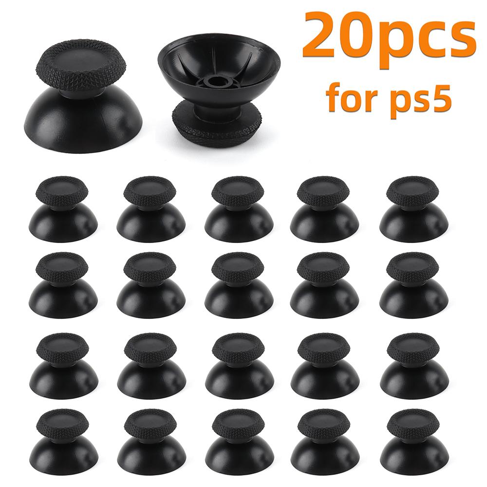 20 Stück Ersatz 3D Analog-Thumbsticks für PS5 PS4 PS3 PS2 Controller Daumensticks für XBOX Series 360 Joystick-Abdeckung Zubehör