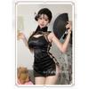 Sexy Cheongsam Retro Sexy Underwear Uniform Temptation Perspective Slim Side Open Straps Passion Suit Hair