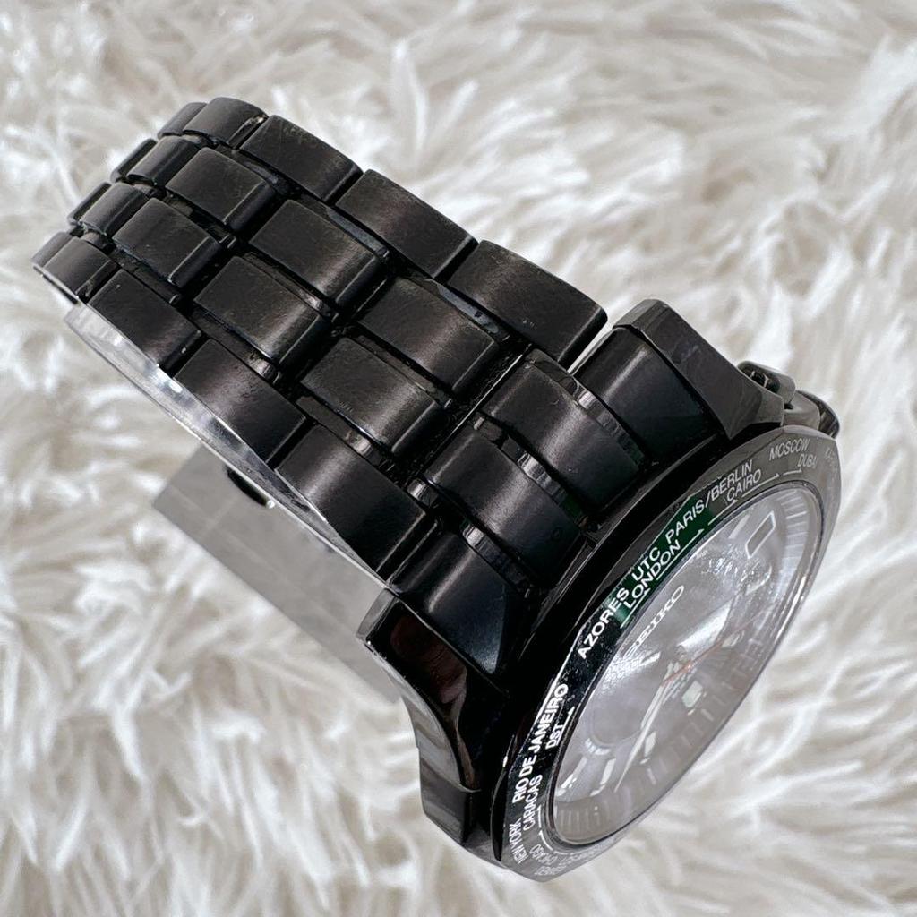 [USED] Seiko Brightz World Time Titanium All Black