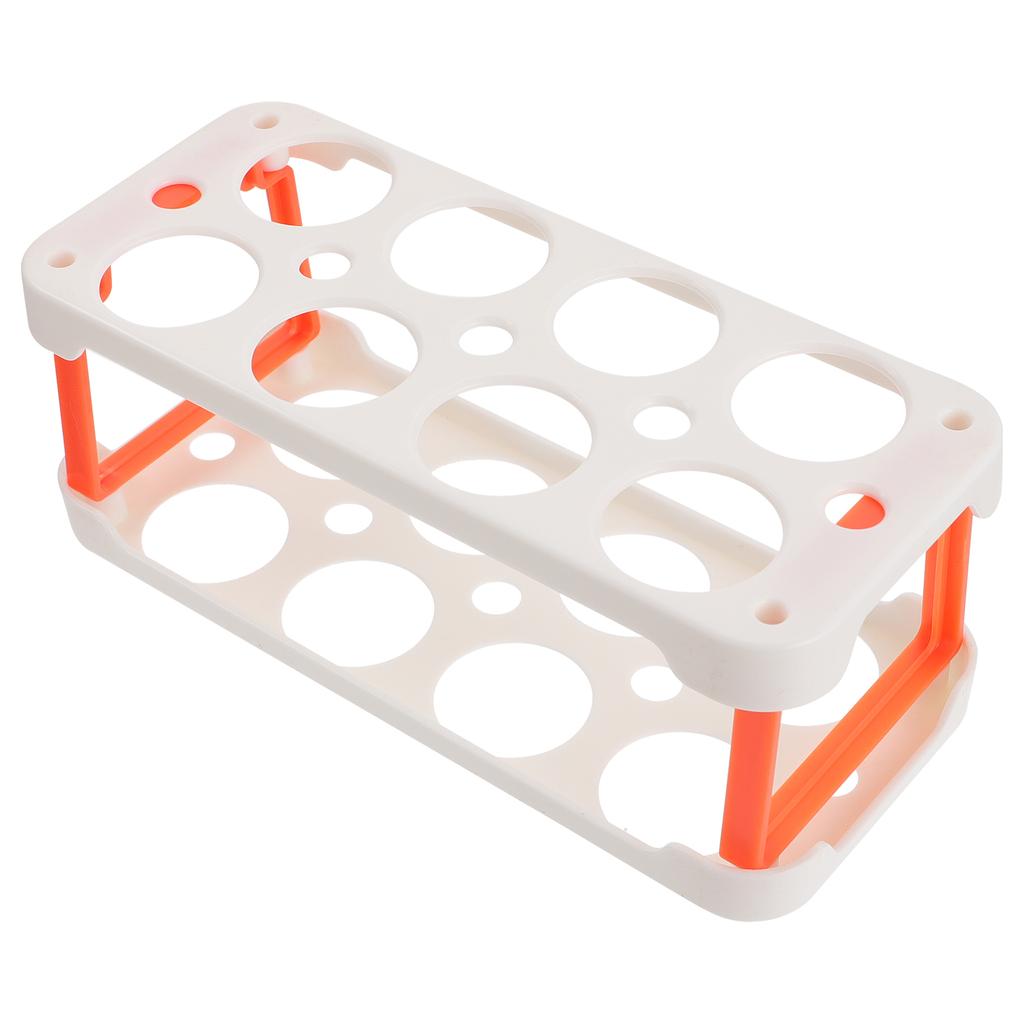 Plastic Egg Storage Container Reusable Refrigerator Egg Tray Organizer Secure Fit for Standard Chicken Eggs Prevents Collision