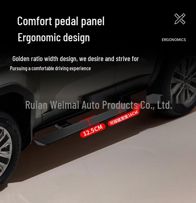 Compatible Electric Running Boards for Toyota New Prado LC250 Off-road