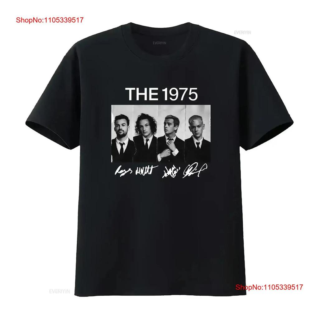Seltenes The 1975 Logo Familie Schwarz S 235XL T-Shirt 1D822 vintage gewaschen Streetwear Grafikdesign
