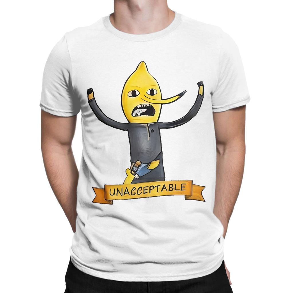 Unacceptable TShirt Summer Lemongrab Harajuku T Shirts Unisex 100 Cotton O Neck Oversize Top Tees ShortSleeved Aesthetic Tops