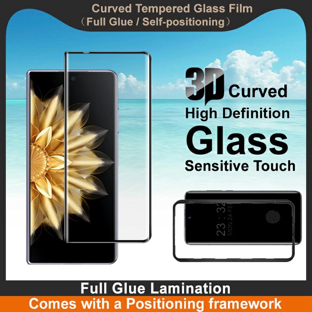 IMAK Screen Protector For Honor Honor Magic V3 5G/Vs3 5G/V2 5G Full Glue 3D Curved Tempered Glass Film with Positioning Frame